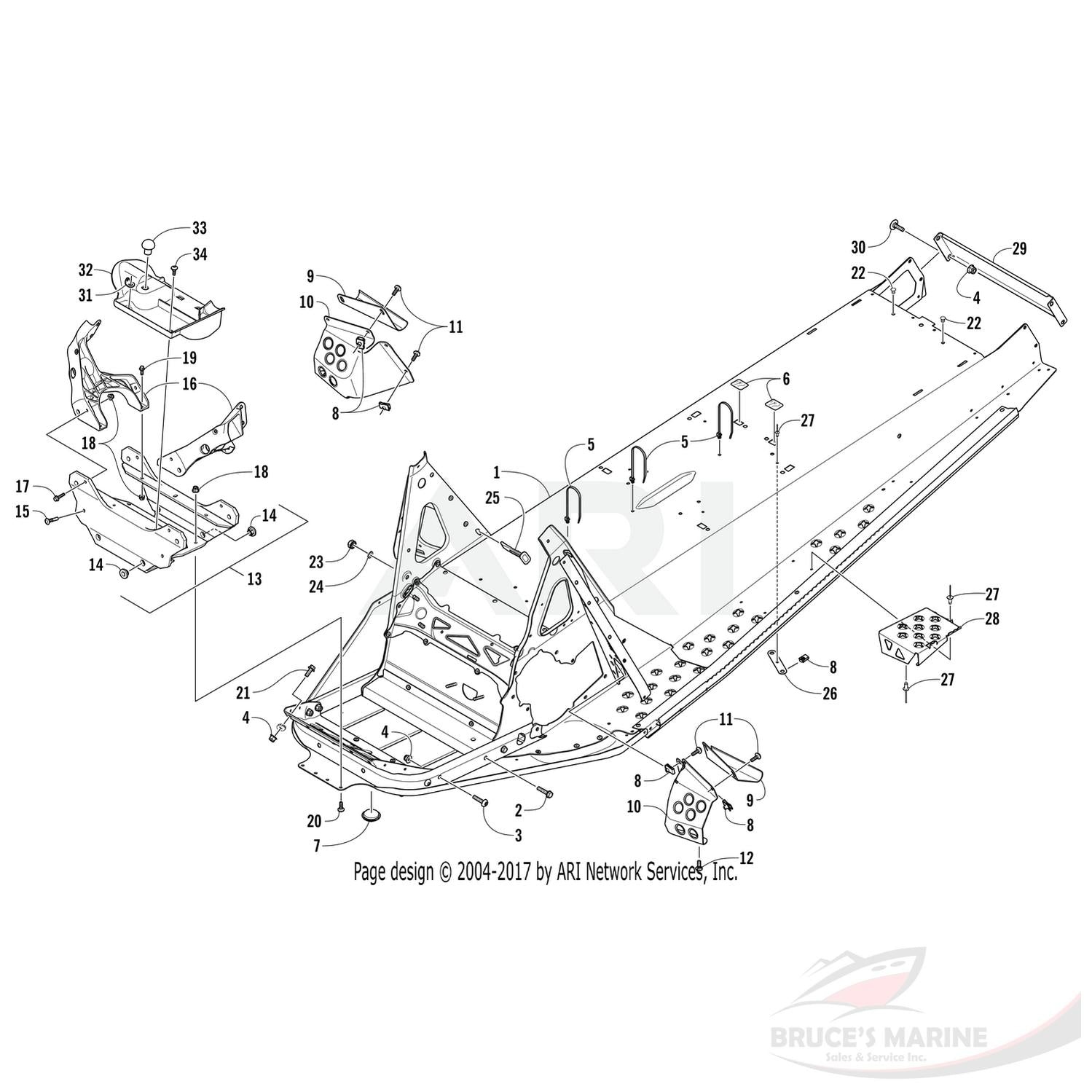 0423-029 GENUINE FACTORY ARCTIC CAT PART - SCREW