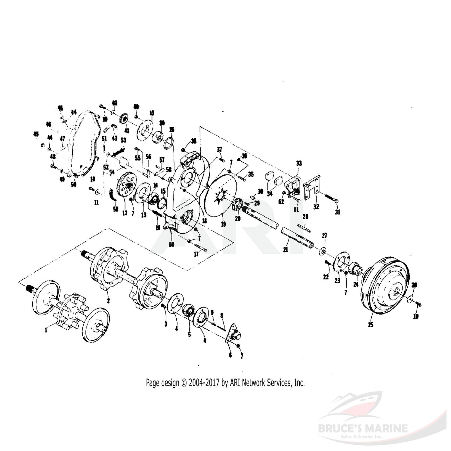 0602-040 GENUINE FACTORY ARCTIC CAT PART - BRAKE HUB
