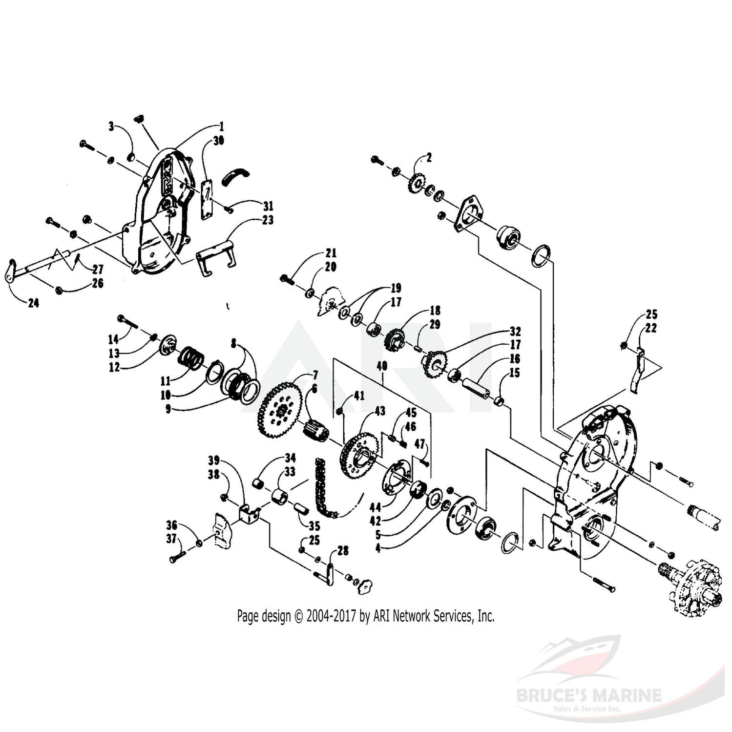 0602-144 GENUINE FACTORY ARCTIC CAT PART - RETAINER