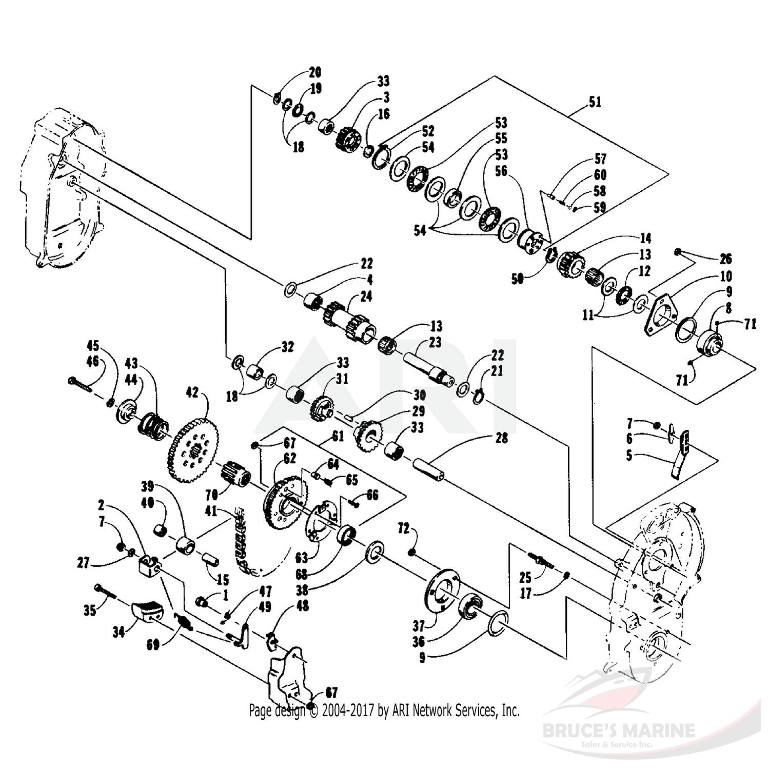 0602-189 GENUINE FACTORY ARCTIC CAT PART - SHAFT