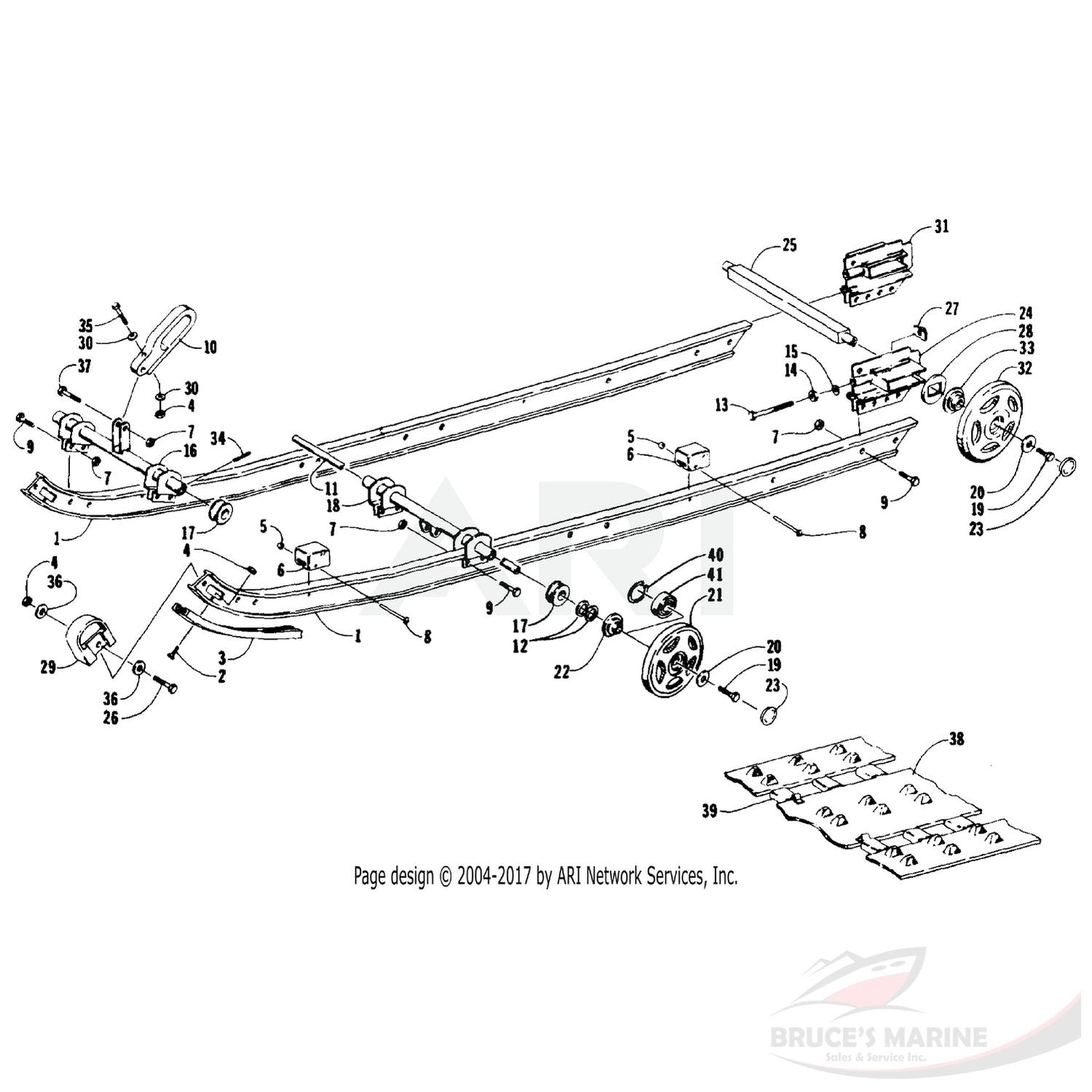 0604-380 GENUINE FACTORY ARCTIC CAT PART - AXLE