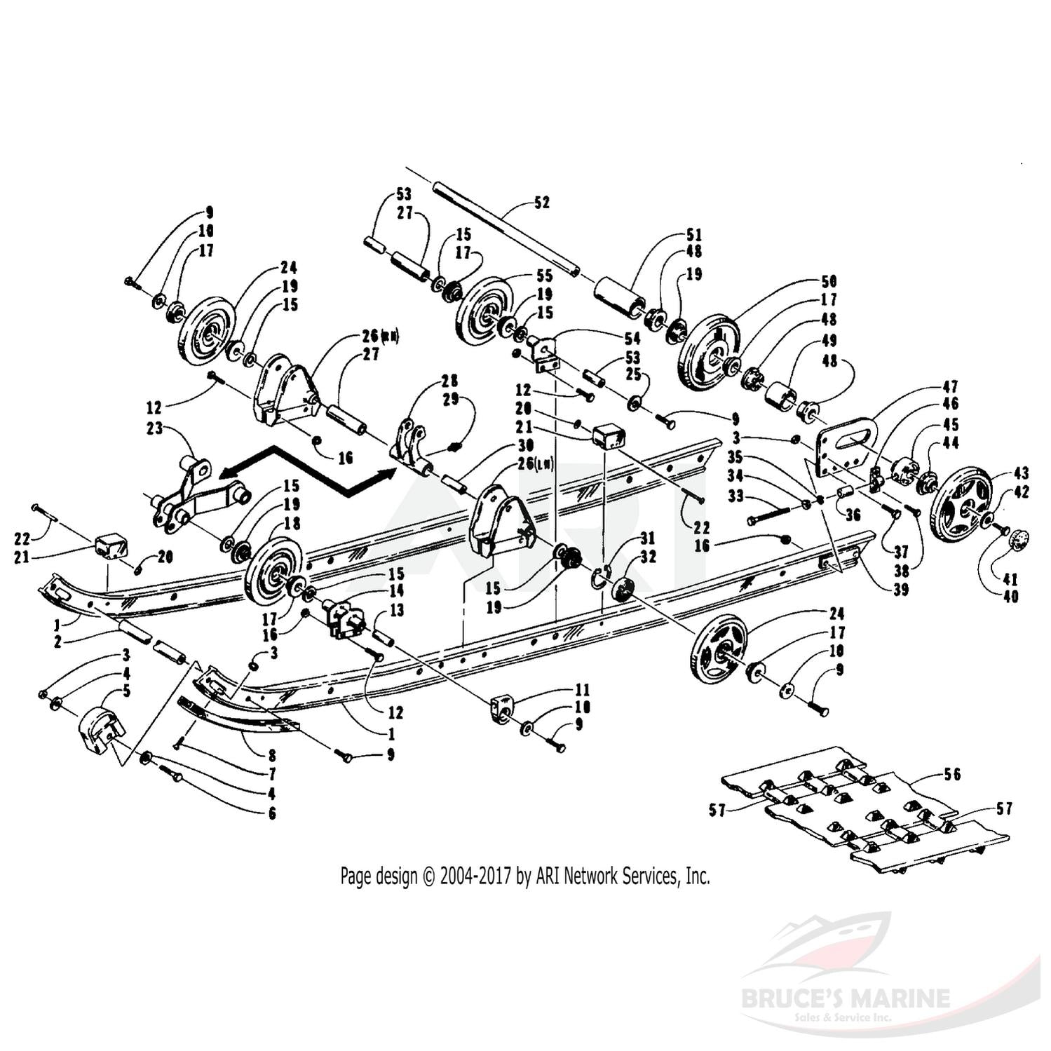 0604-380 GENUINE FACTORY ARCTIC CAT PART - AXLE