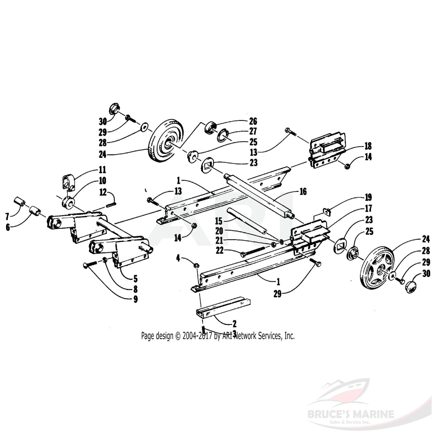 0604-380 GENUINE FACTORY ARCTIC CAT PART - AXLE