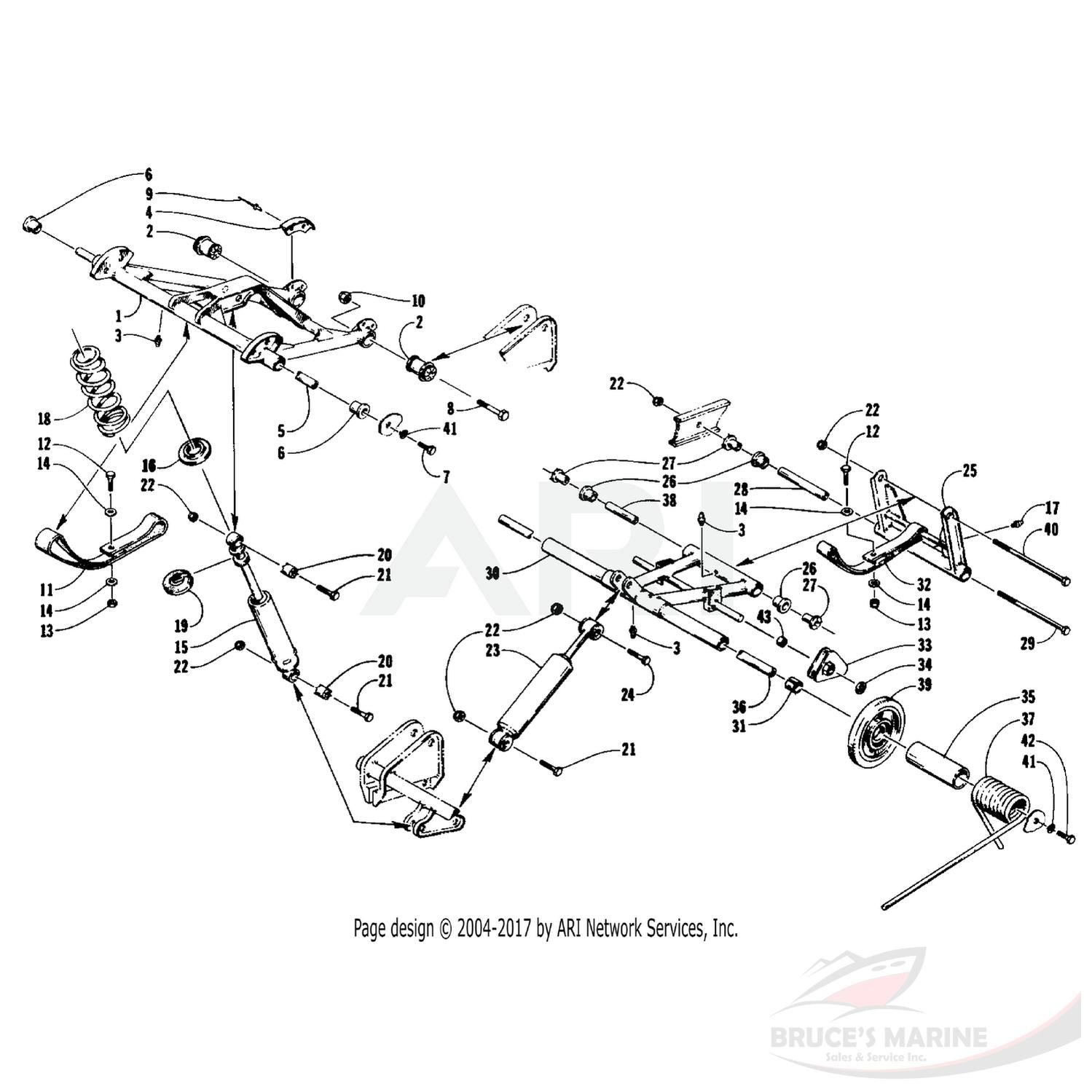 0604-380 GENUINE FACTORY ARCTIC CAT PART - AXLE
