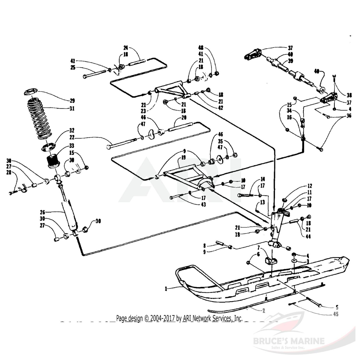 0604-380 GENUINE FACTORY ARCTIC CAT PART - AXLE