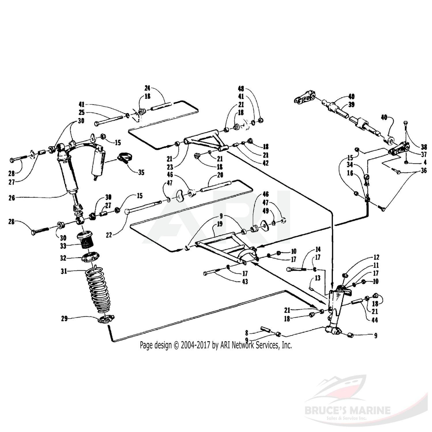 0604-380 GENUINE FACTORY ARCTIC CAT PART - AXLE