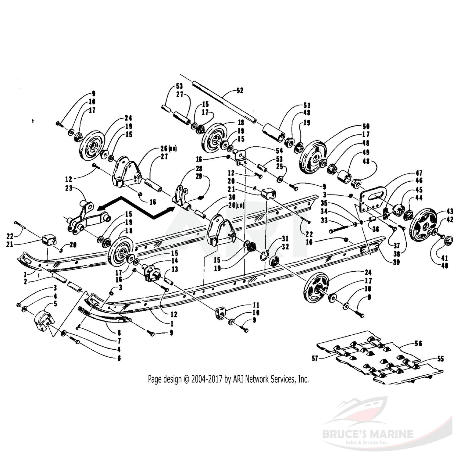 0604-380 GENUINE FACTORY ARCTIC CAT PART - AXLE