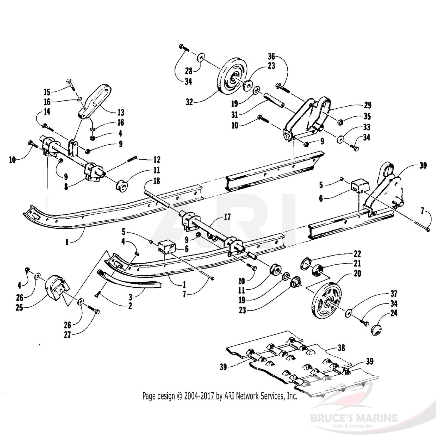 0604-380 GENUINE FACTORY ARCTIC CAT PART - AXLE