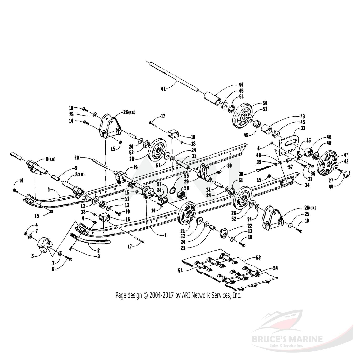 0604-380 GENUINE FACTORY ARCTIC CAT PART - AXLE