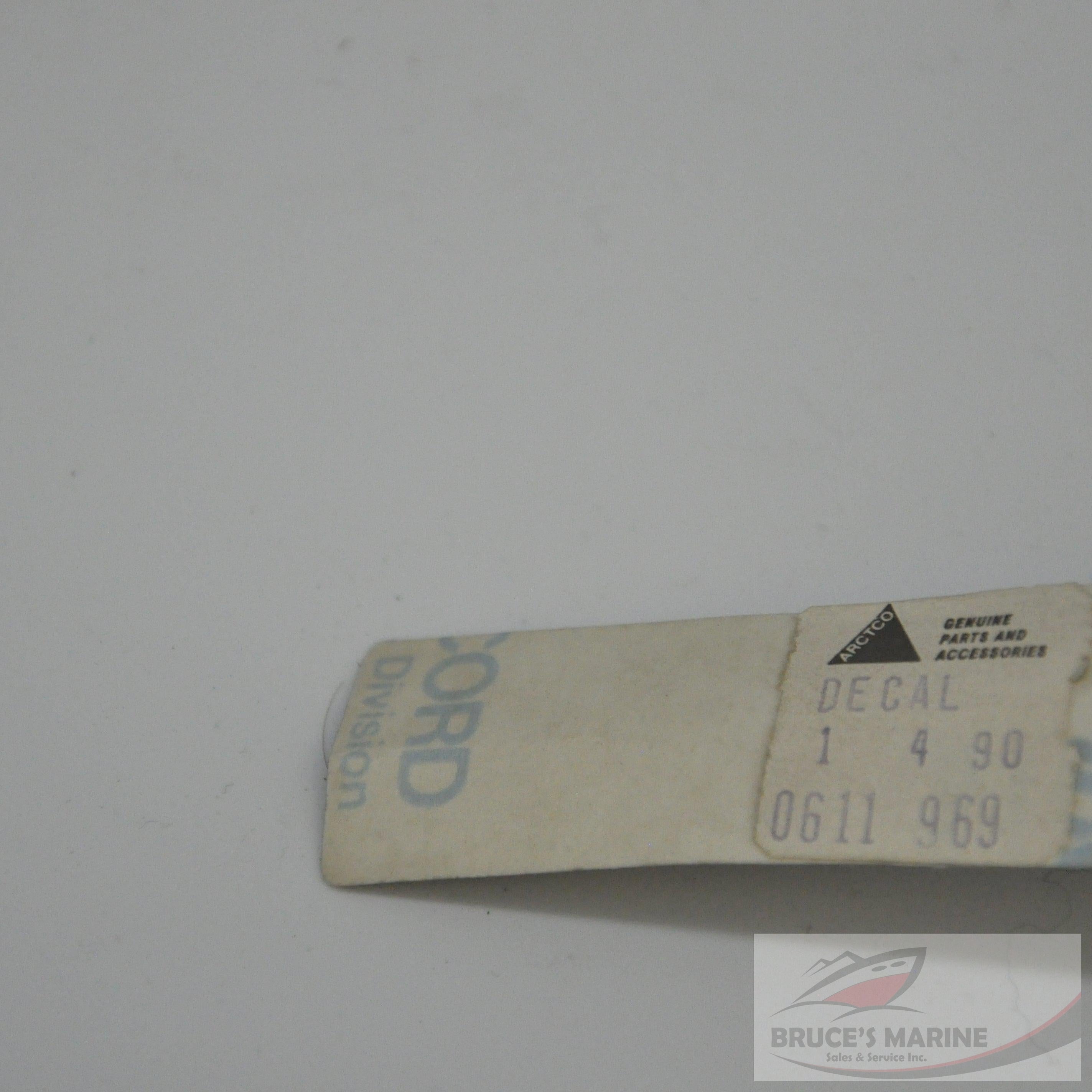 0611-969 GENUINE FACTORY ARCTIC CAT PART - DECAL
