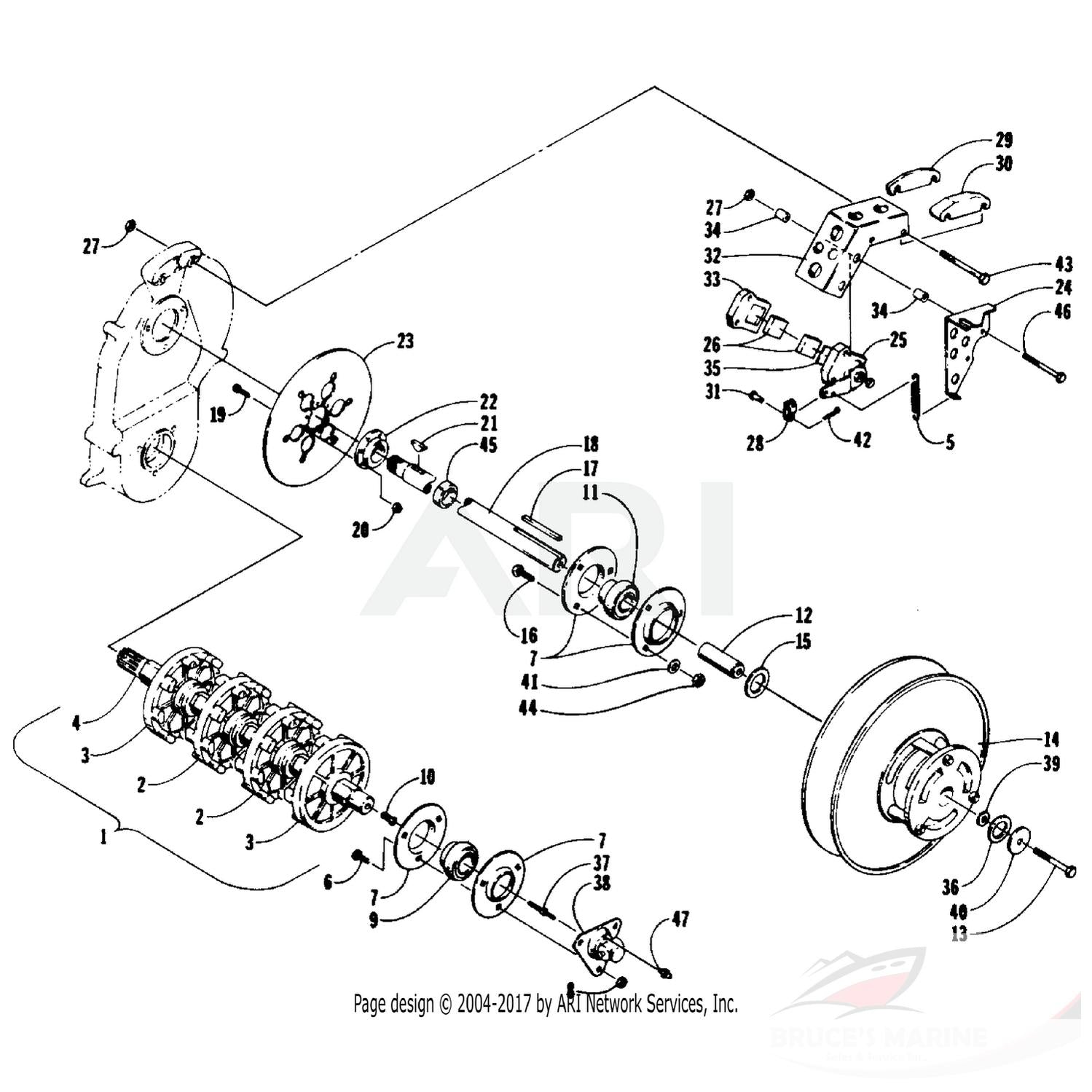 0623-119 GENUINE FACTORY ARCTIC CAT PART - SHIM