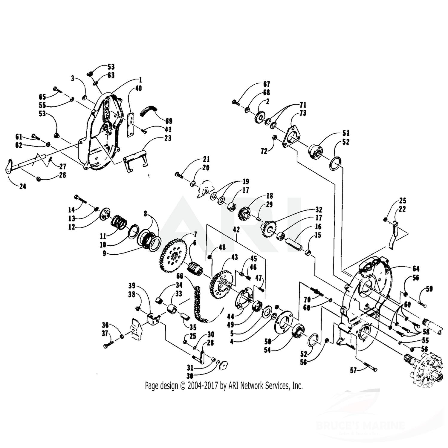 0623-182 GENUINE FACTORY ARCTIC CAT PART - SCREW