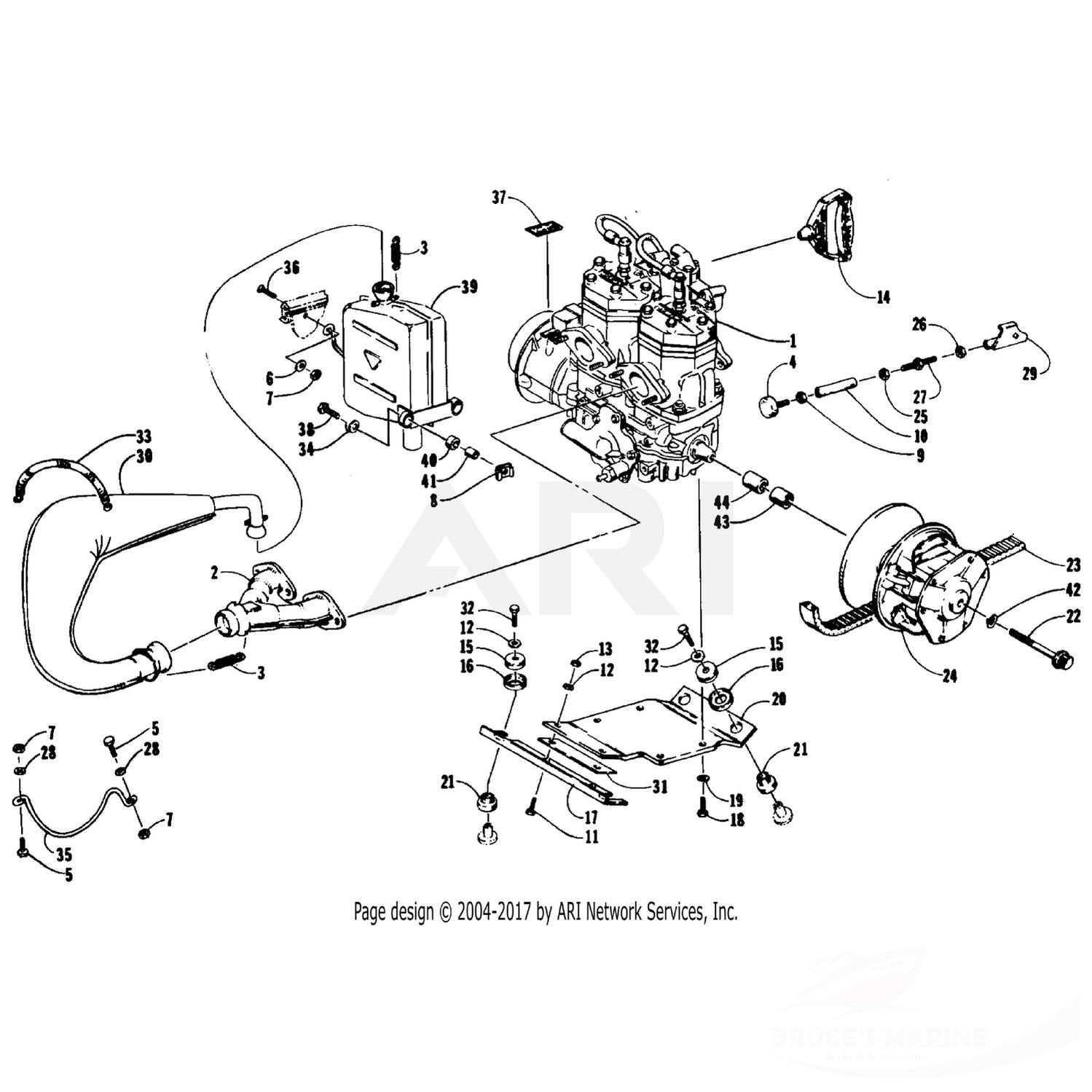 0623-184 GENUINE FACTORY ARCTIC CAT PART - WASHER