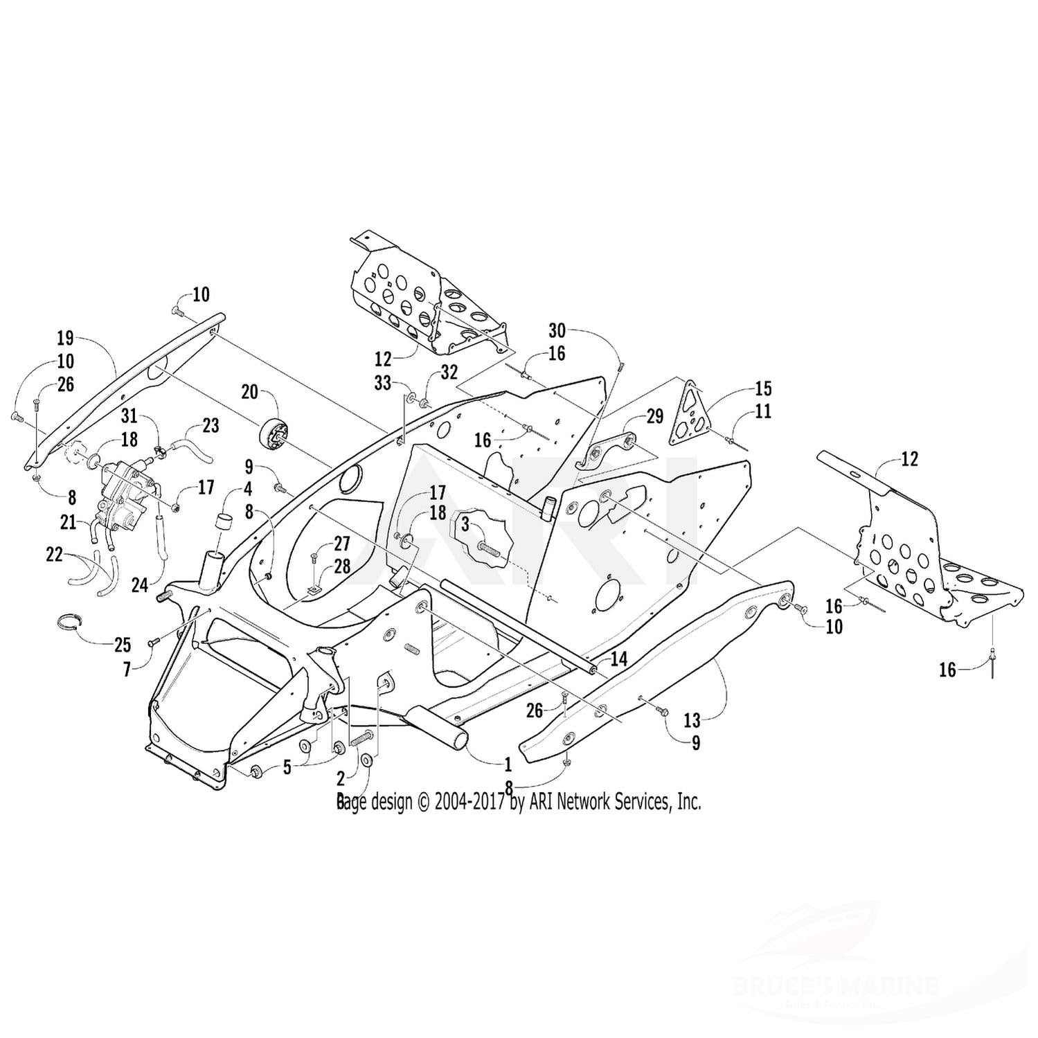 0623-212 GENUINE FACTORY ARCTIC CAT PART - SCREW