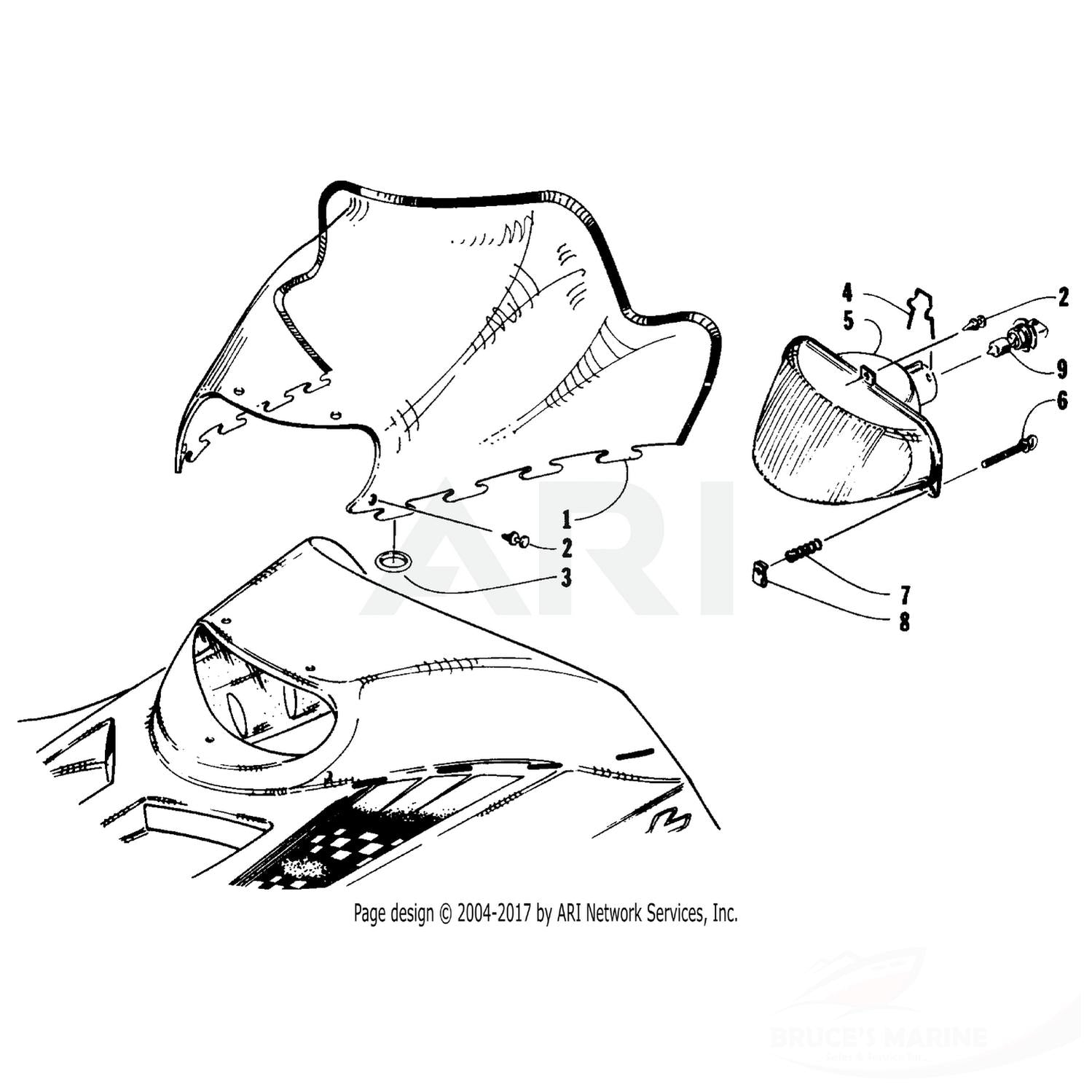 0623-372 GENUINE FACTORY ARCTIC CAT PART - THUMB SCREW