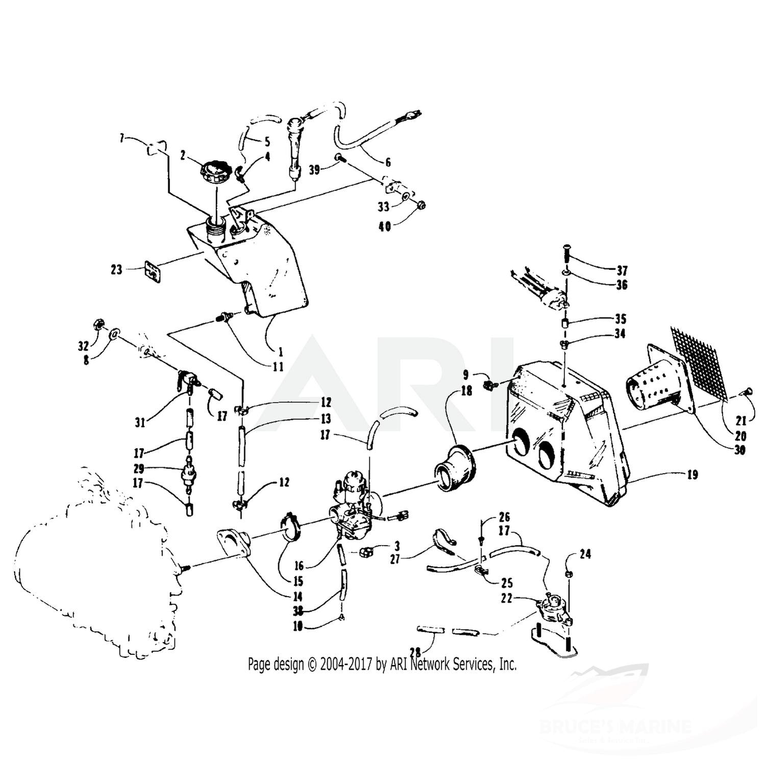 0623-403 GENUINE FACTORY ARCTIC CAT PART - CLAMP