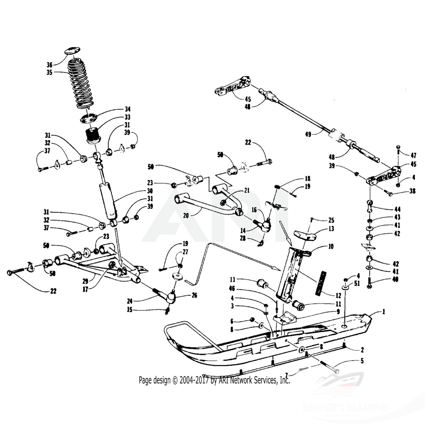 0623-452 GENUINE FACTORY ARCTIC CAT PART - GREASE FITTING (METRIC)