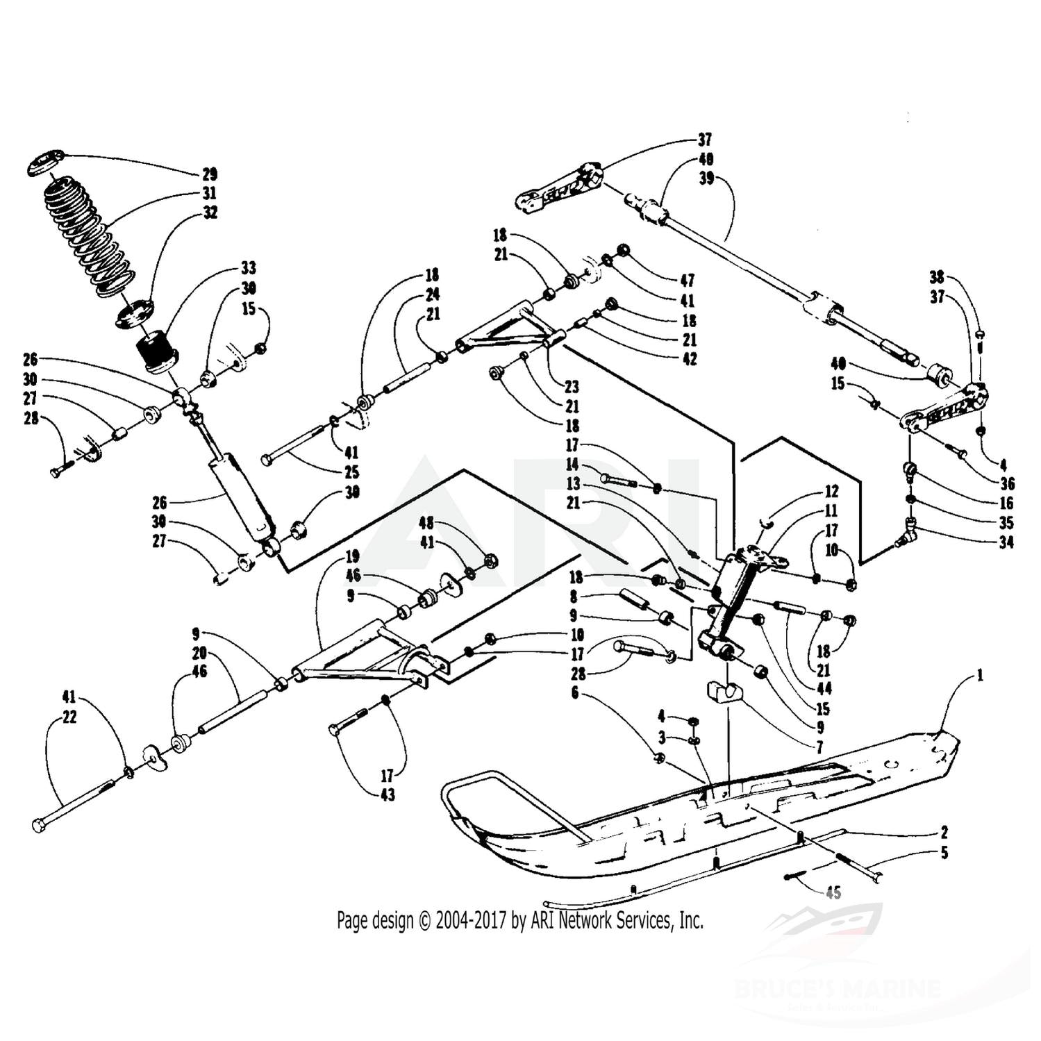 0623-509 GENUINE FACTORY ARCTIC CAT PART - SCREW