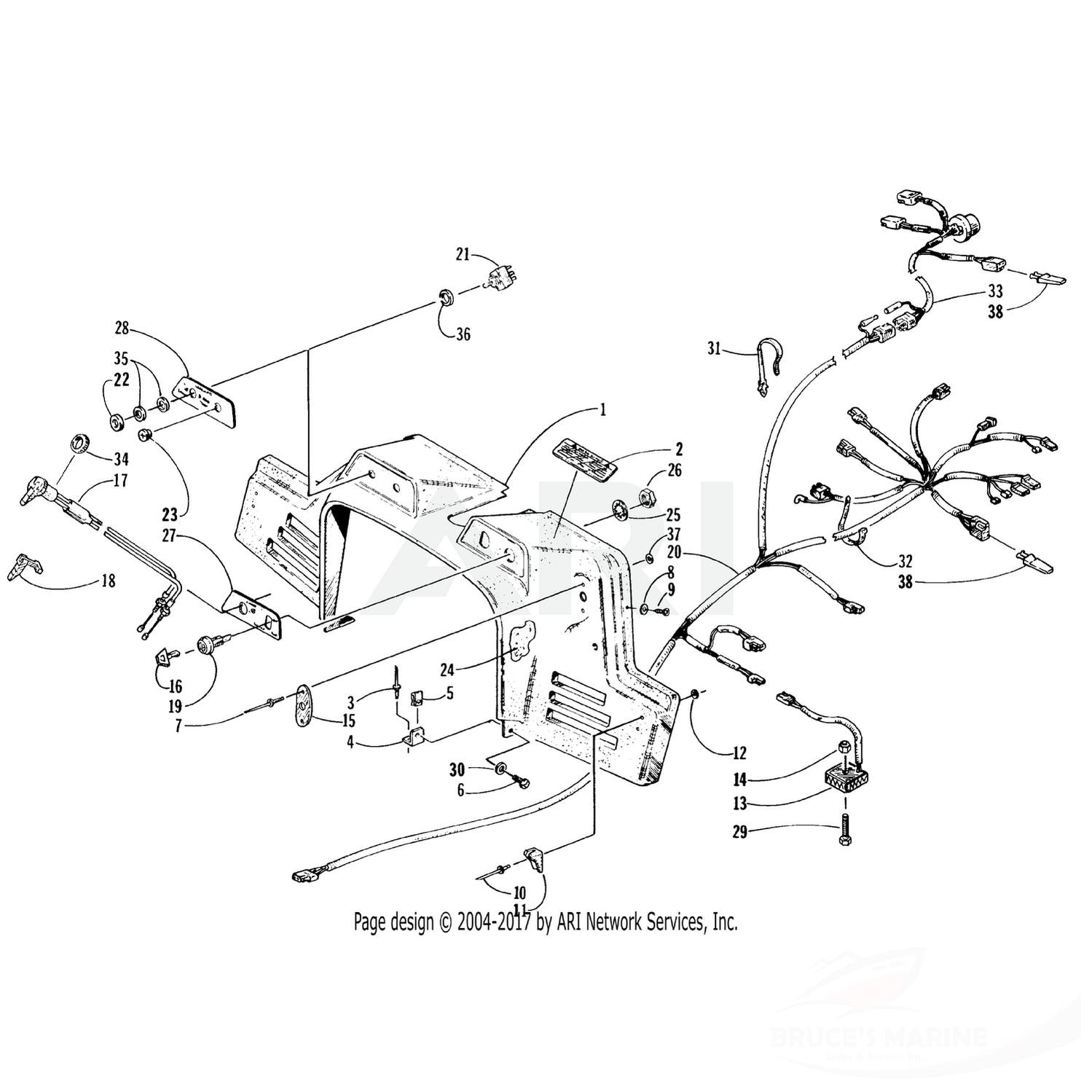 0623-593 GENUINE FACTORY ARCTIC CAT PART - PLUG