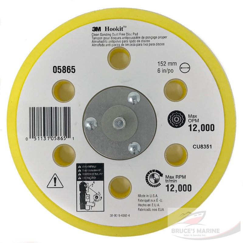 3M HOOKIT™ DUST FREE DISC PAD #05865