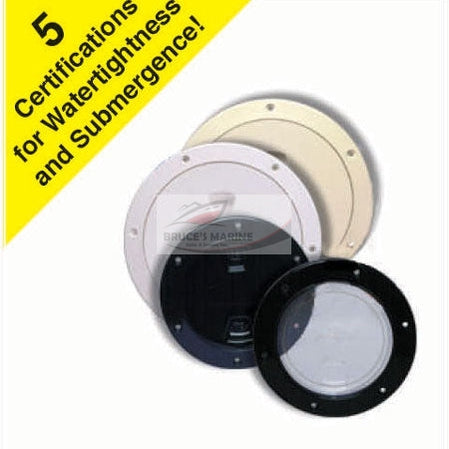 6" BECKSON SCREW OUT DECK PLATE WITH STANDARD TRIM RING