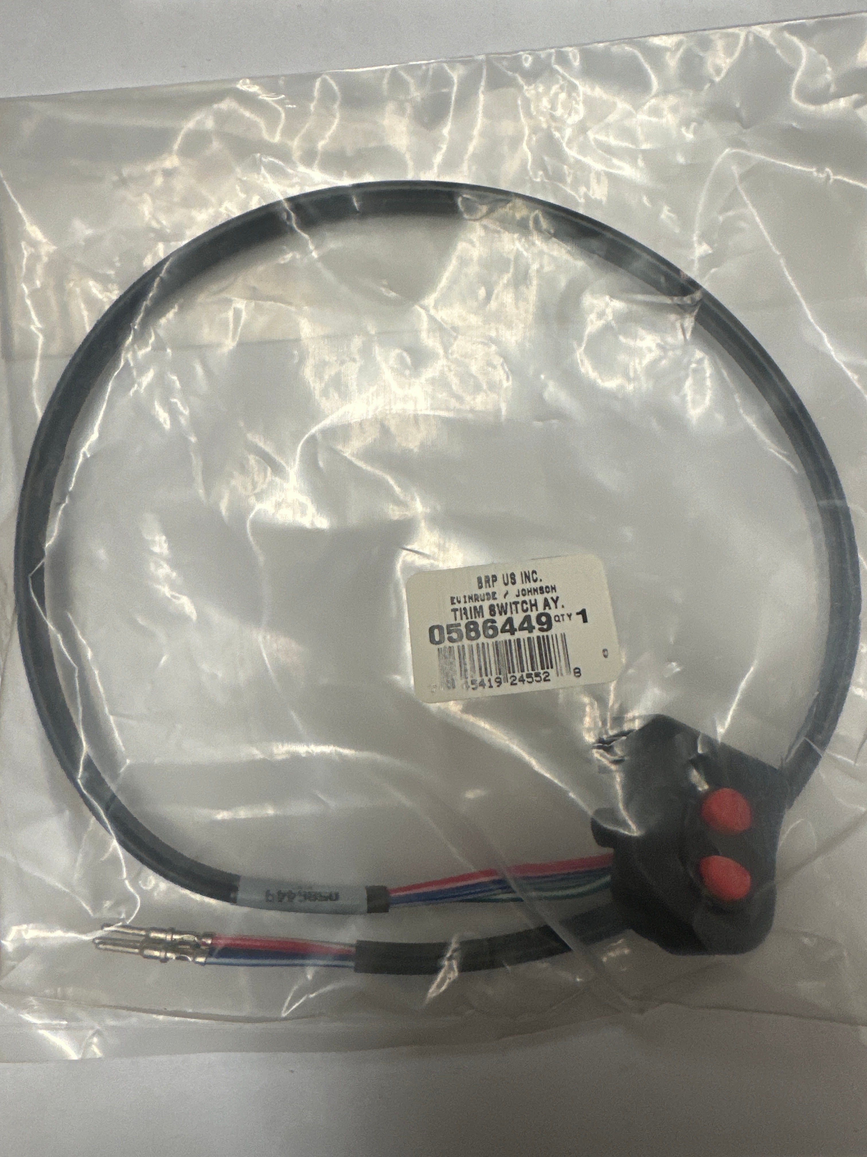 TRIM, SWITCH BINNACLE P/N 586449