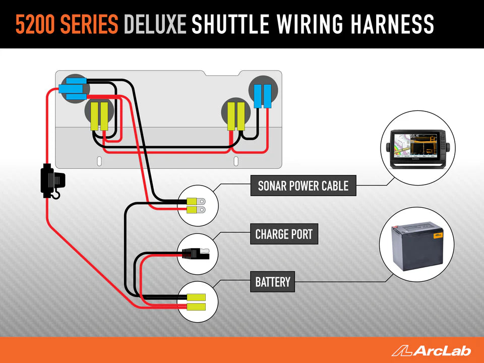 5200 Series Shuttle 12v Deluxe Wiring Harness