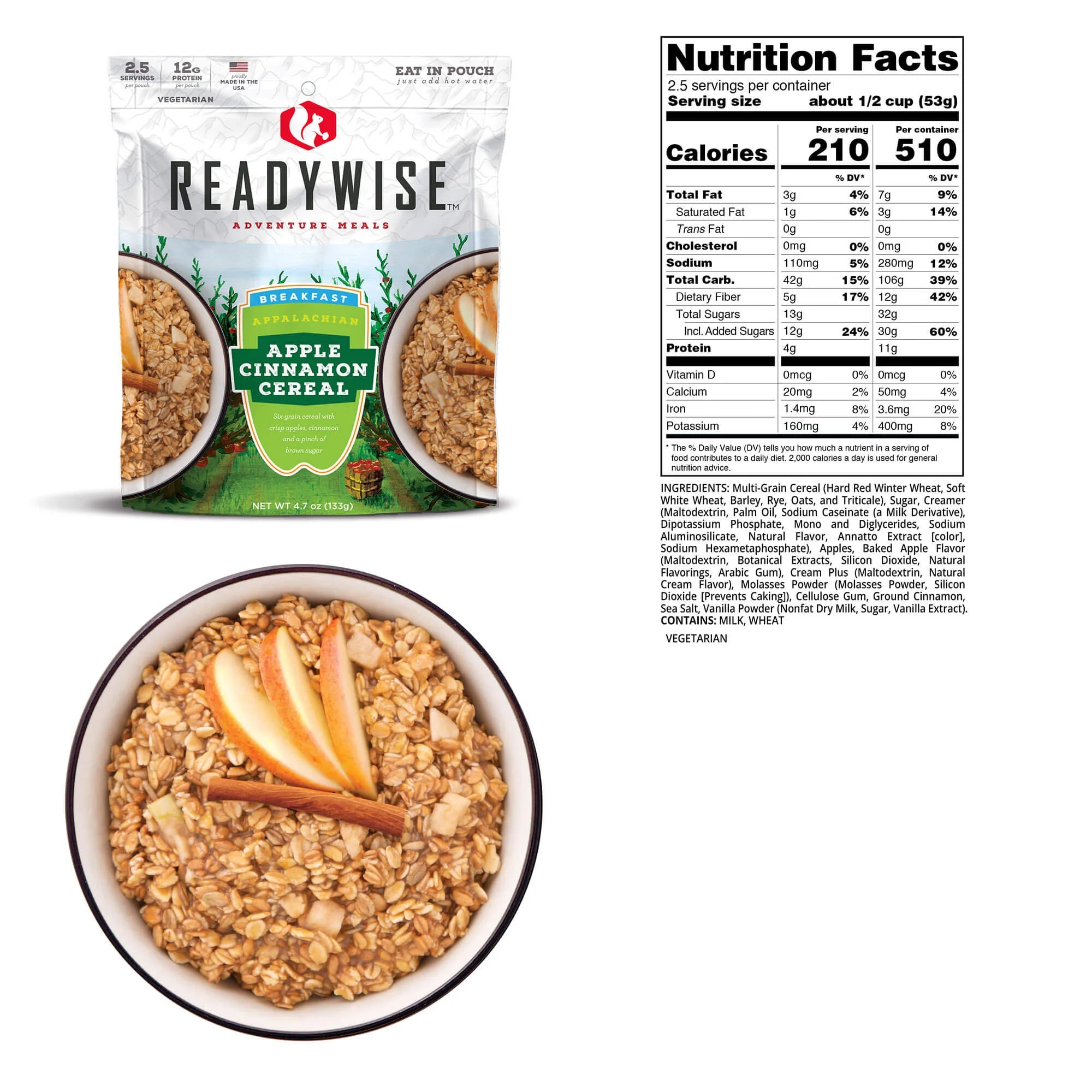 Appalachian Apple Cinnamon Cereal - Vegetarian