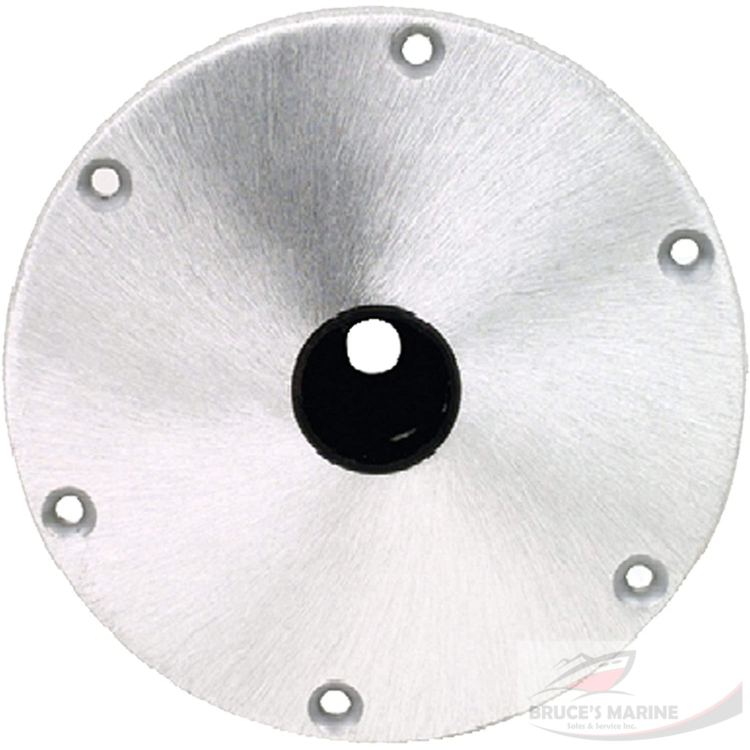 ATTWOOD/SWIVL-EZE SNAP-LOCK 1.77" SEAT BASE ALUMINUM 9" ROUND