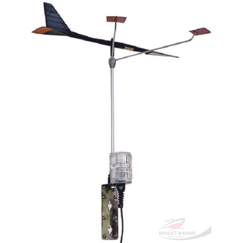 DAVIS 3150 15" WINDTRAK VANE WITH BIRD-PROOF SPIKE