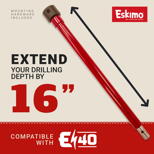 E40 Steel Auger Extension 16"