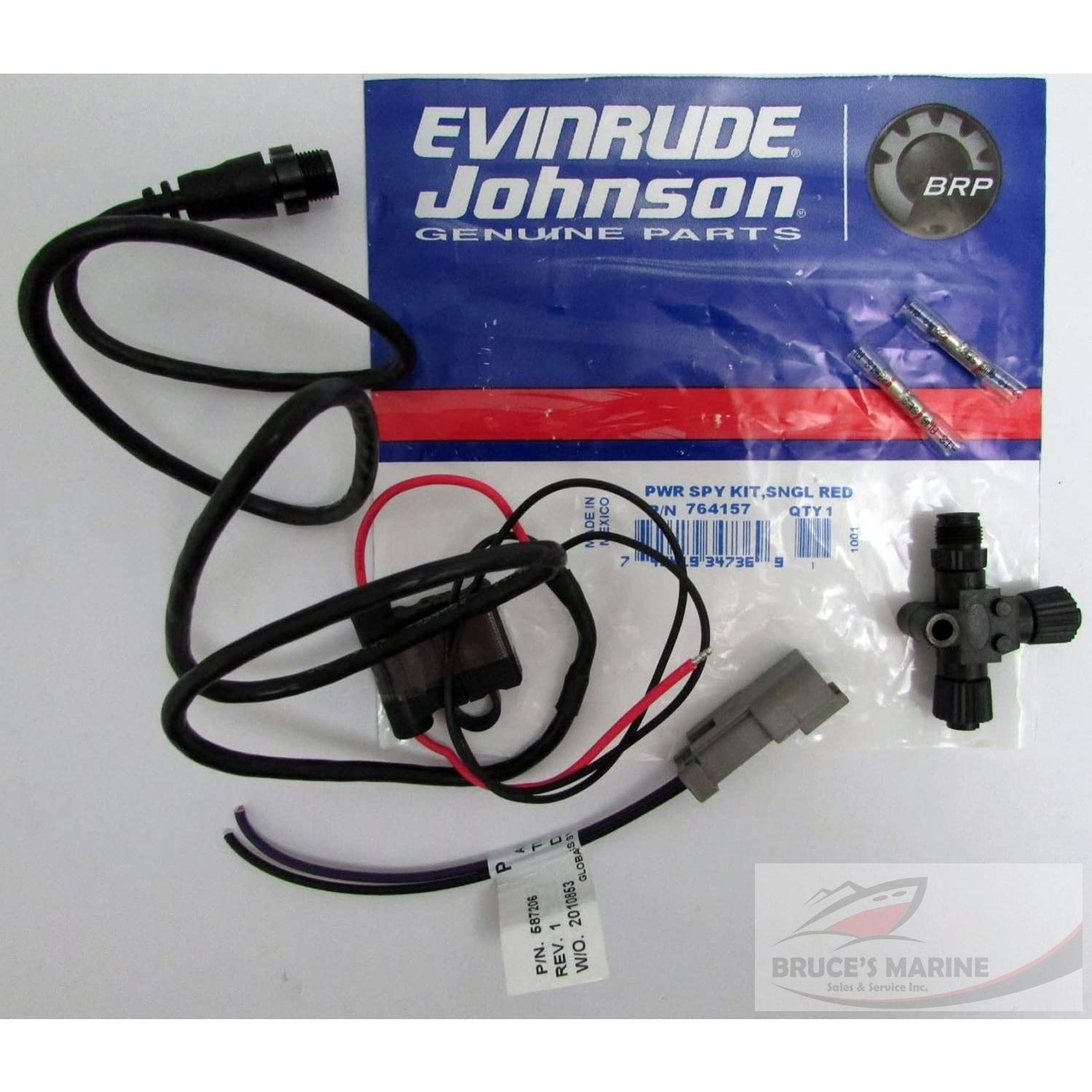 EVINRUDE/JOHNSON/OMC/BRP NEW OEM I-COMMAND POWER SUPPLY CABLE KIT #764157