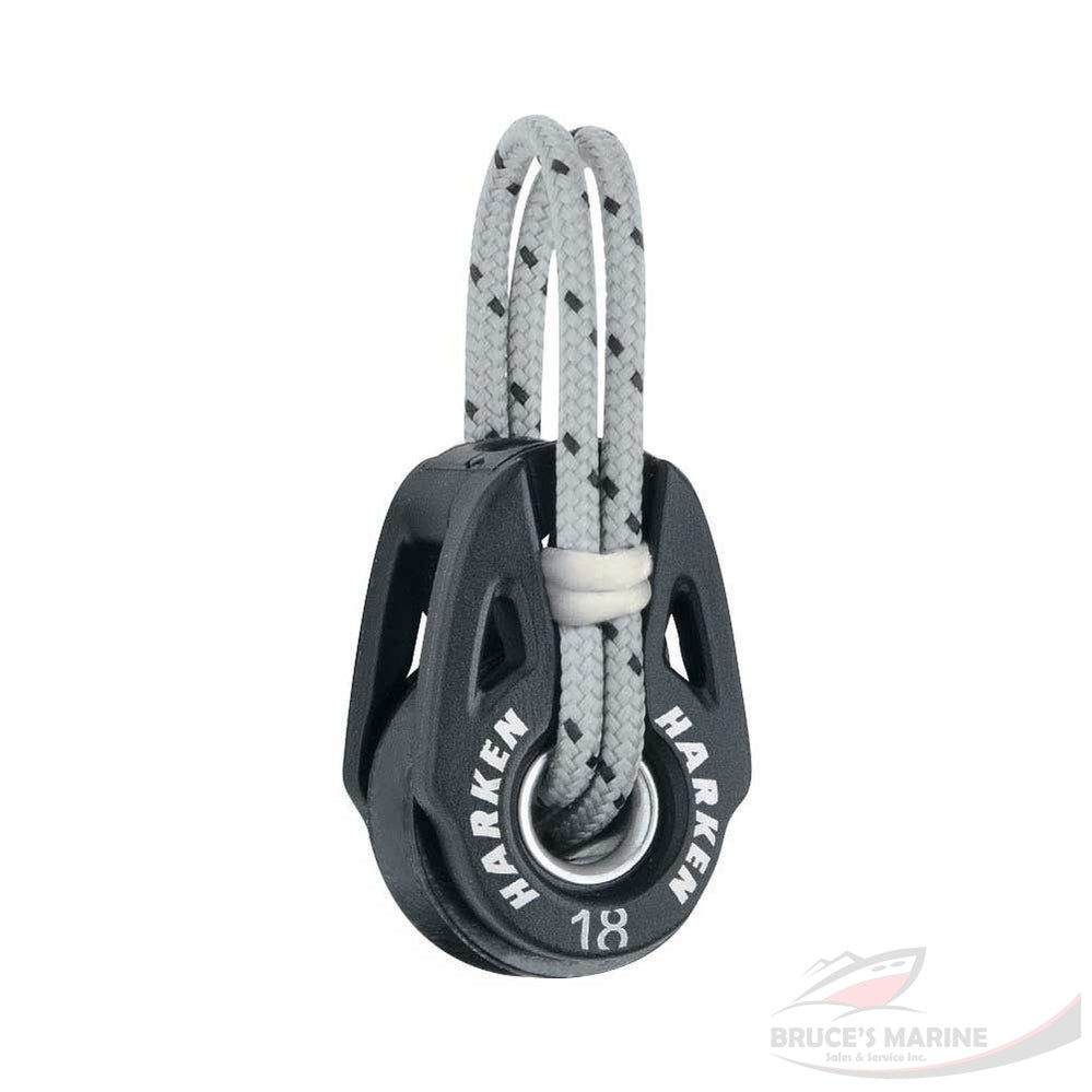 HARKEN 18MM 2161 T2 CARBO NARROW FLY SOFT-ATTACH BLOCK