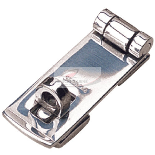 HEAVY DUTY SWIVEL HASP FLUSH STYLE 304 STAINLESS STEEL #8 FASTENER 3-1/8" X 1-1/8" - 221135