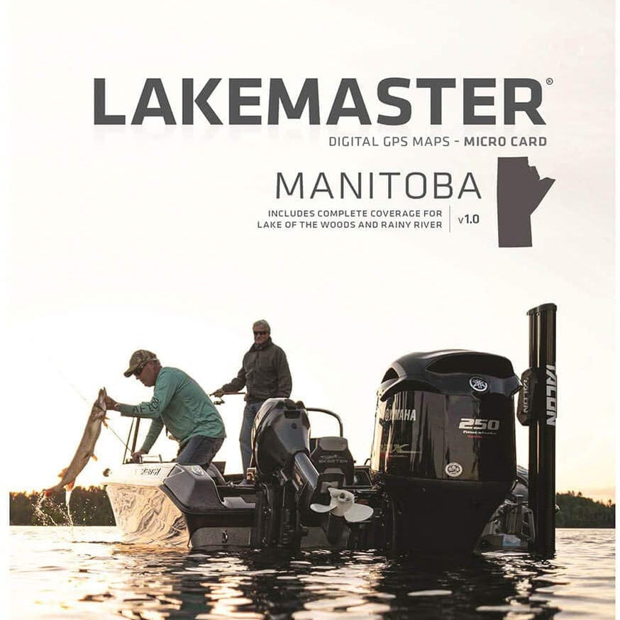 Humminbird 6000561 Lakemaster Chart Card; Manitoba V1
