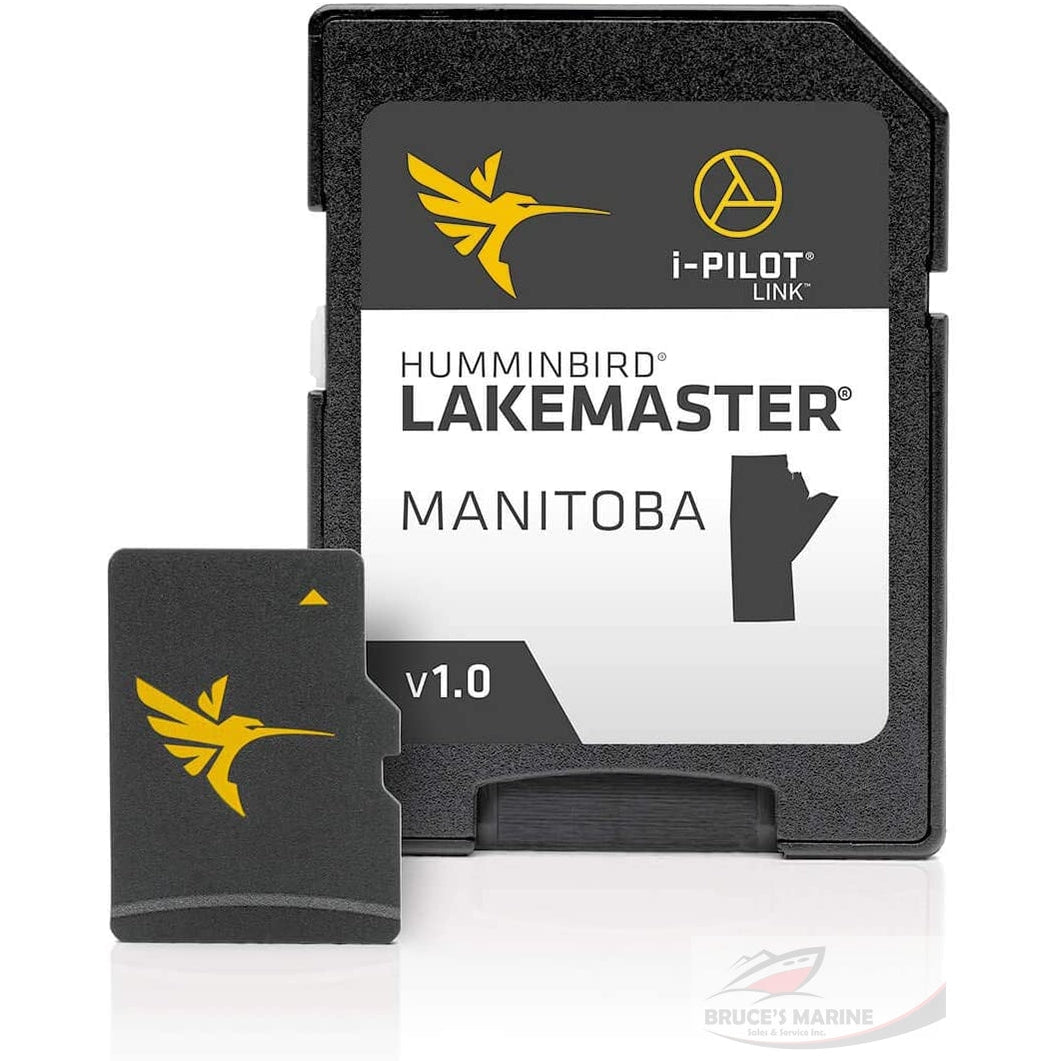 Humminbird 6000561 Lakemaster Chart Card; Manitoba V1