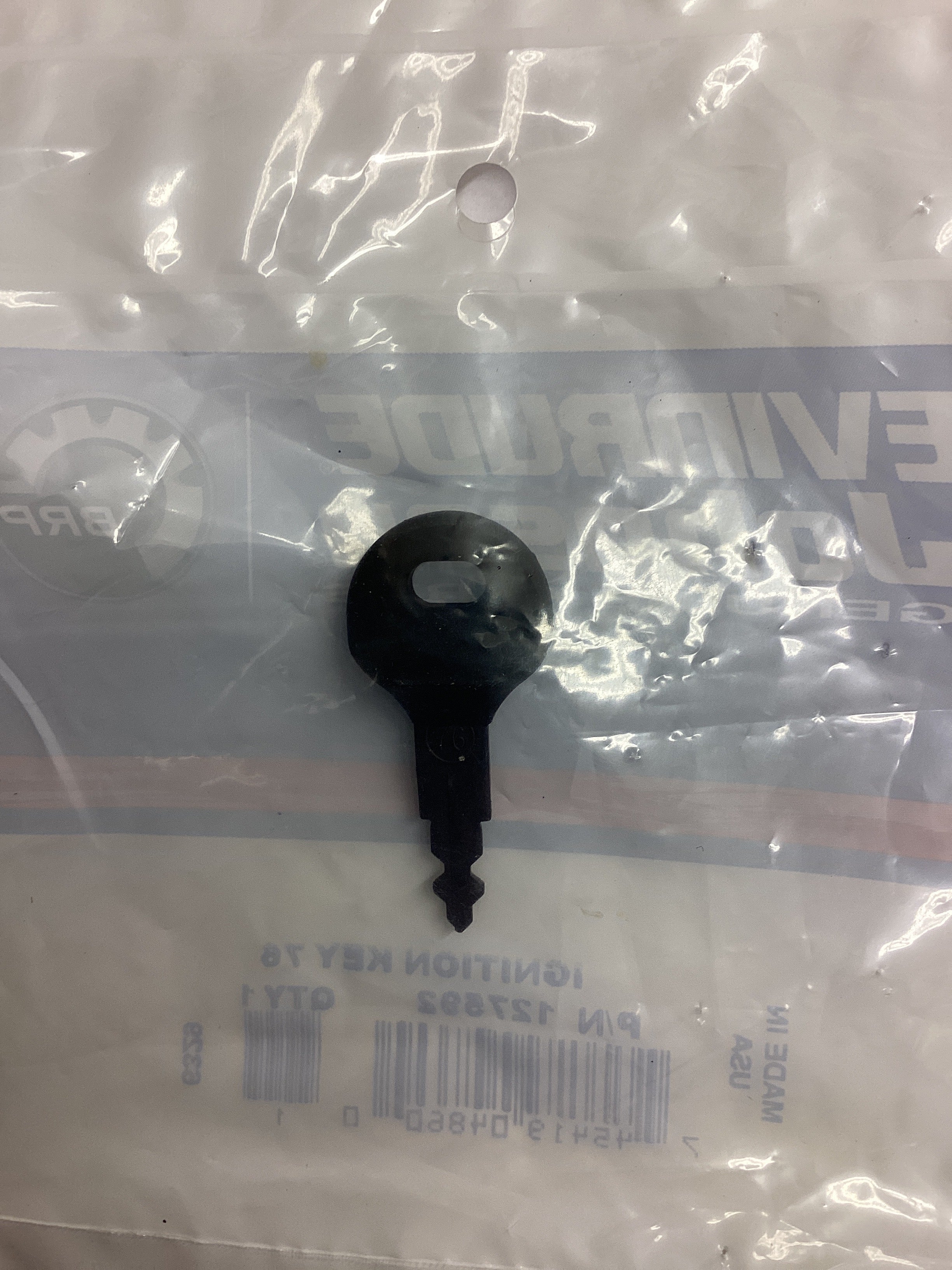 IGNITION KEY 76 - 96 SERI P/N 127592
