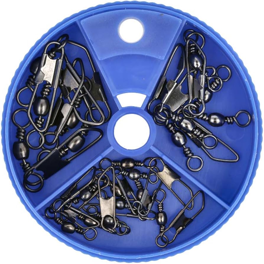 Barrel Swivels w/ Safety Snaps Assortment