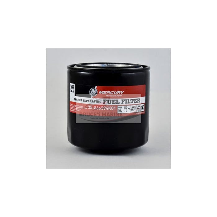 MERCURY MERCRUISER FUEL FILTER - FITS MERCRUISER 1.6L VAZER - 3.0L MPI EC ENGINES - 35-866594K01