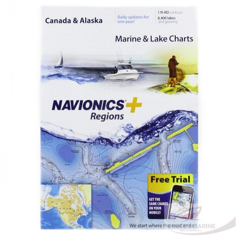 Navionics®+ Regions - Canada and Alaska