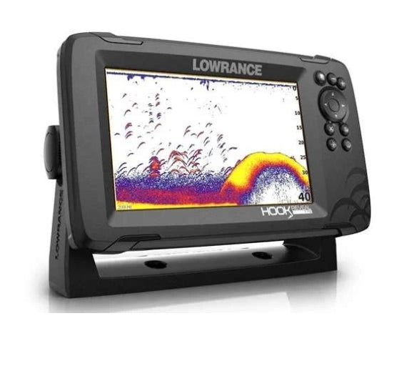 000-15853-001 | HOOK Reveal 7 Fishfinder TripleShot™ w/Downscan/Sidescan Imaging & C-MAP Contour+ Mapping, 7"
