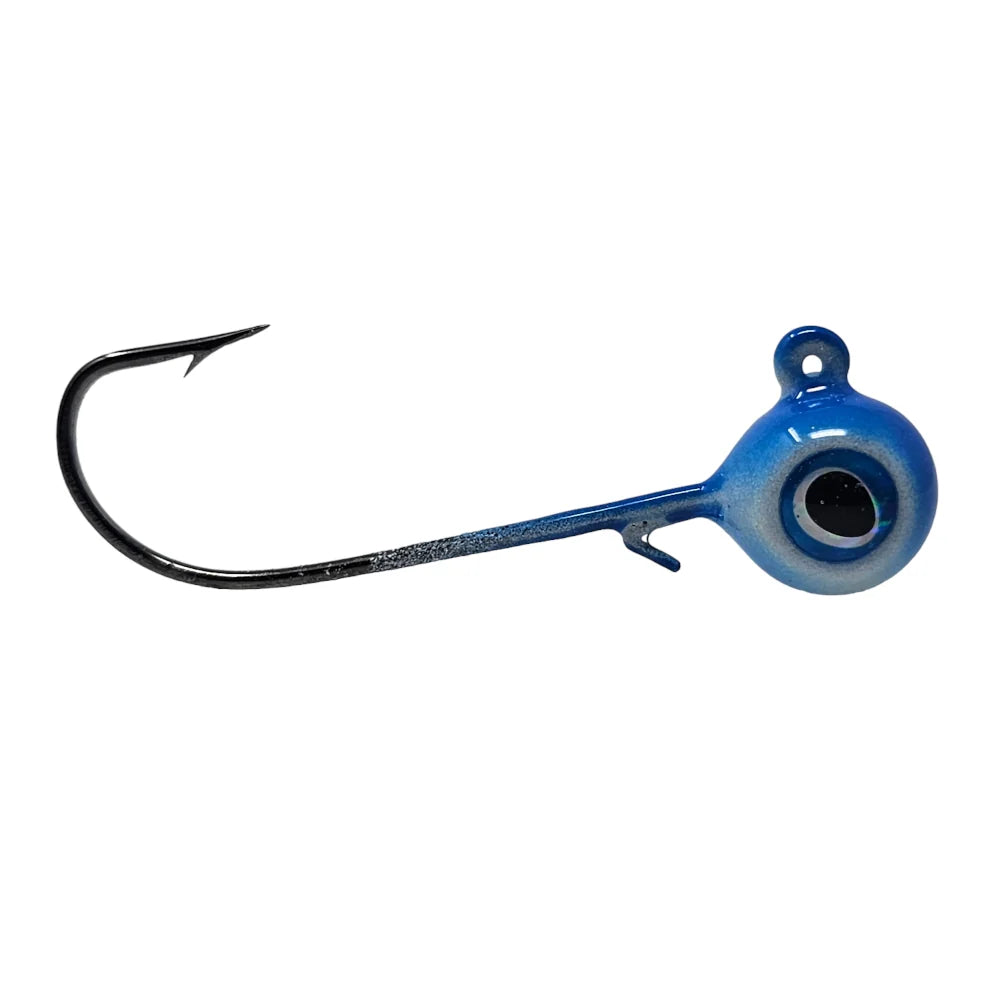 Walleye Hawgerz OMEGA GLOW Long Shank Jig- (3 PACK)