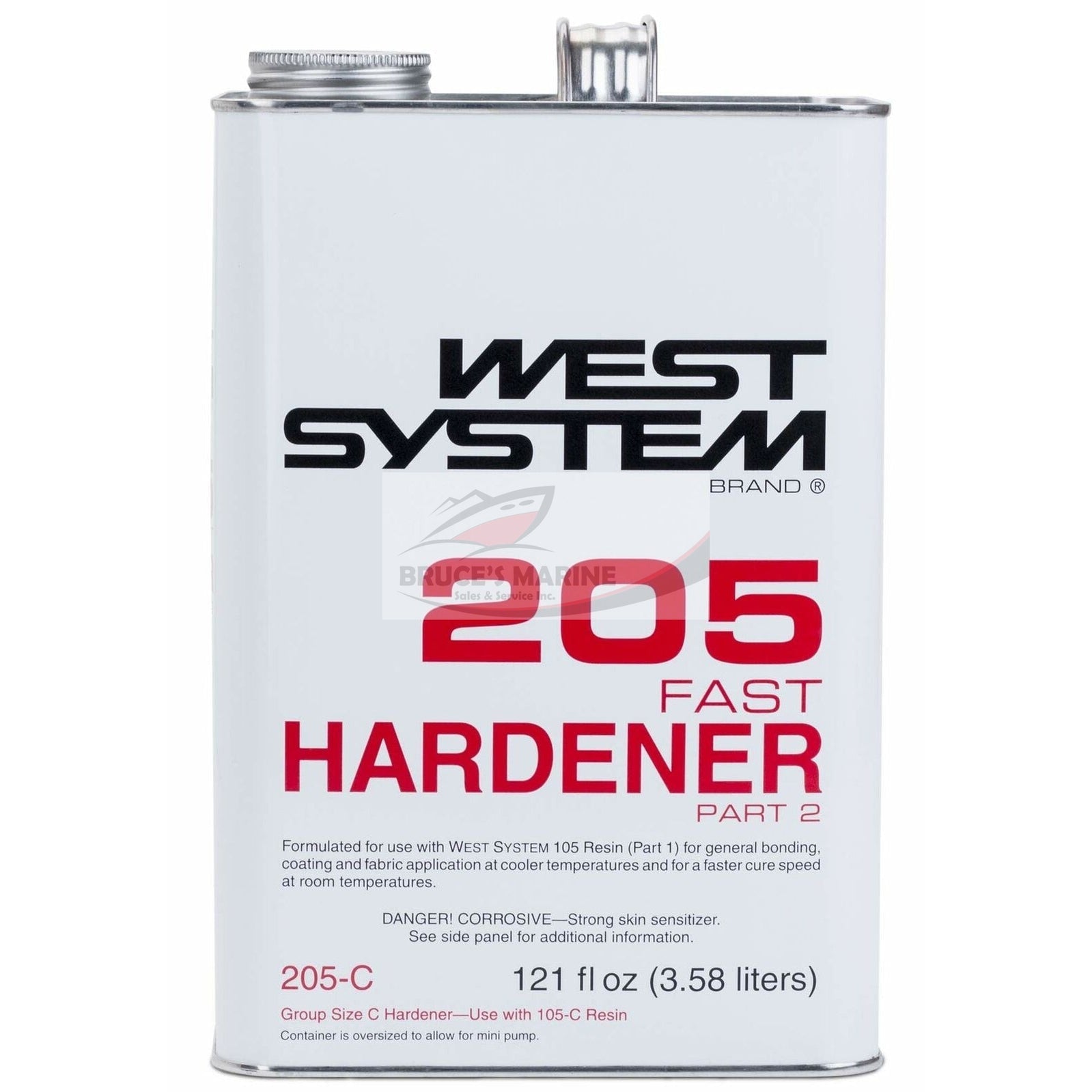 WEST SYSTEM C205 HARDENER, 3.56 L (.94 GAL)