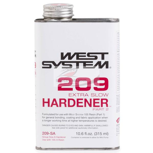 WEST SYSTEM C209SA EXTRA SLOW HARDENER, 315 ML (10.6 OZ.)