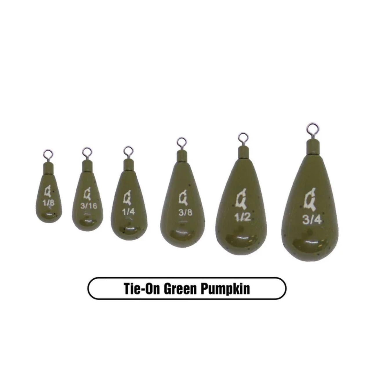 X Zone Tungsten Teardrop Tie-On Drop Shot