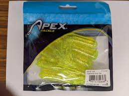Apex Salted Tube | Chart Silver Flake | 3.5" 8 Pack