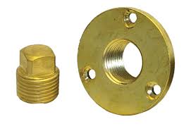Brass 2-in Garboard Transom Drain Plug Kit