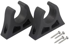 Nylon Folding Paddle Clip for Kayak Paddle Shafts, Black