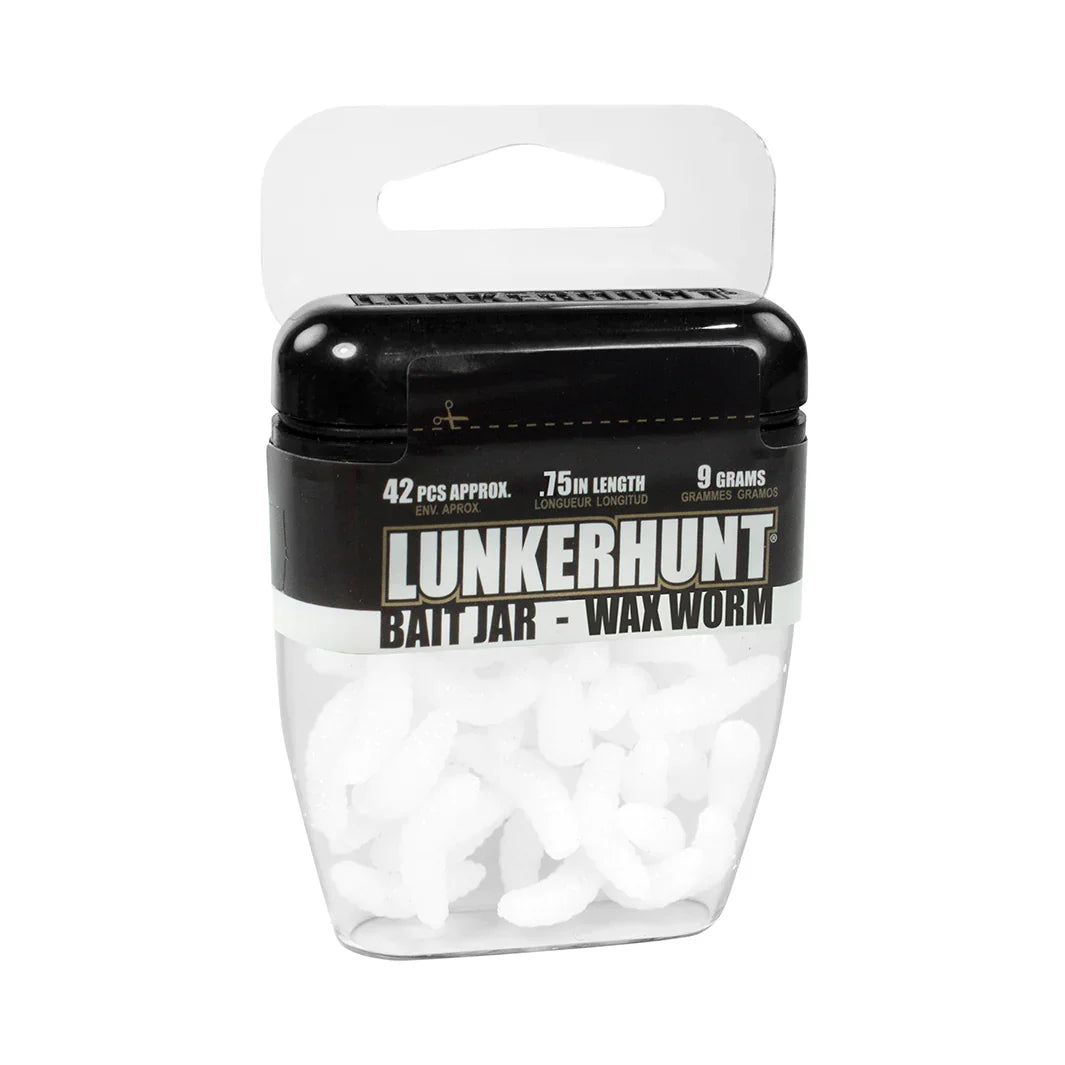 Lunkerhunt Bait Jar - Wax Worm